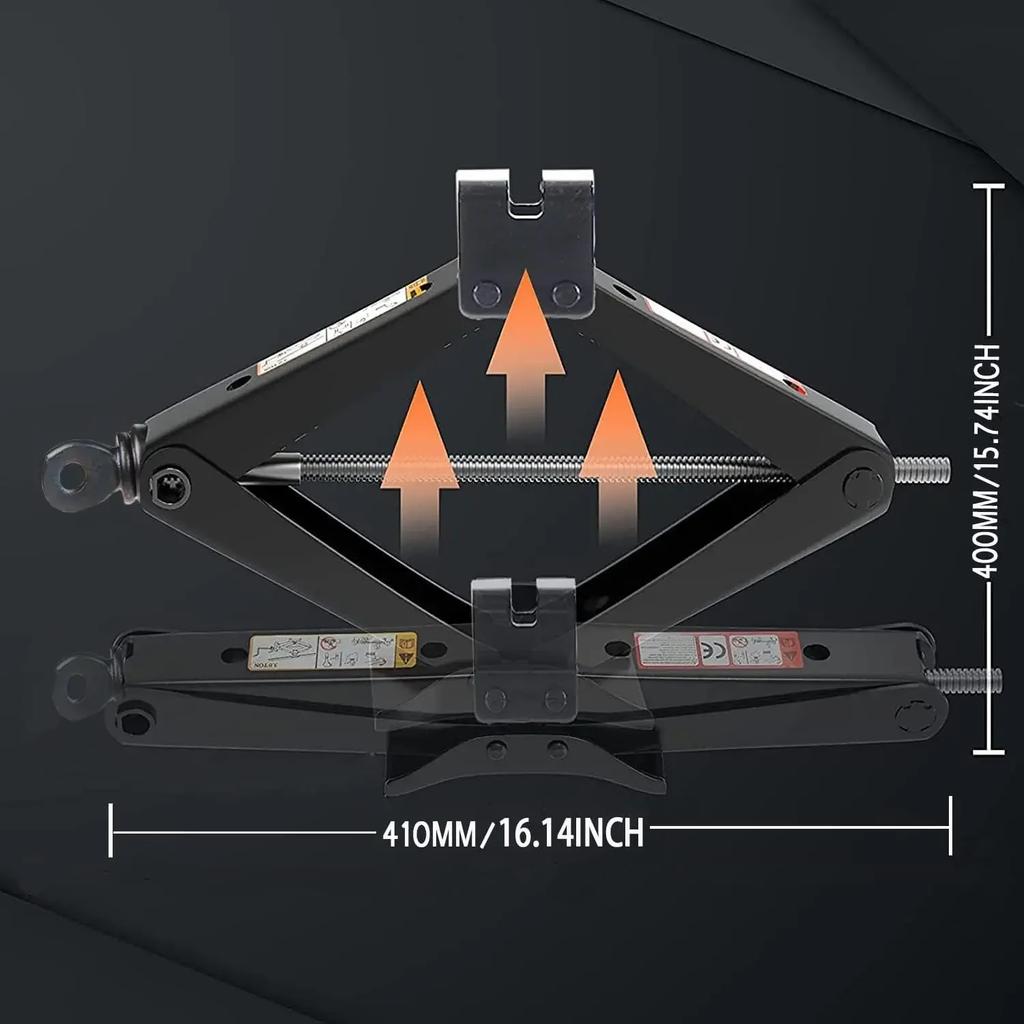Special Tool Car Jack 08T 1T 2T Portable Labor Saving Hand Cranked Scissor Jack Car Repair Tire Replacement for SUV