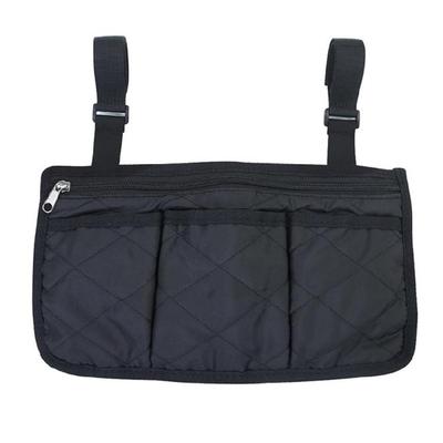 Waterproofs Wheelchair Side Pouches Easy To Attach Armrest Bag Multipocket Wheelchair Hanging Bag Wheelchair Accessories
