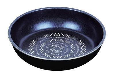 Pearl Metal keptuvė su nuimama rankena 20 cm, tinkama indukcijai, mėlyno deimanto danga, Luxpan, parduodama juoda [rankena atskirai] HB-2434