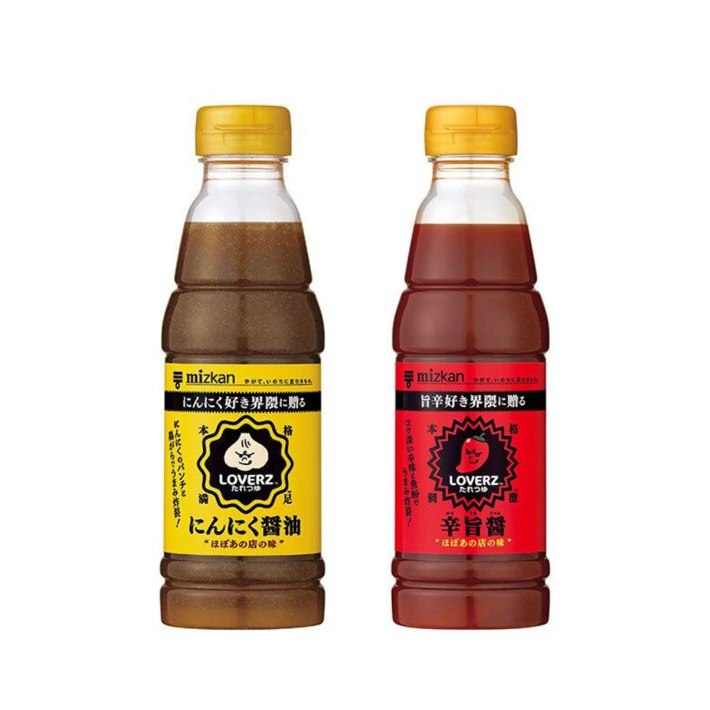 Japan MITSUKAN LOVERZ Tare Tsuyu (Spicy Soy Sauce / Garlic Soy Sauce) 360ml