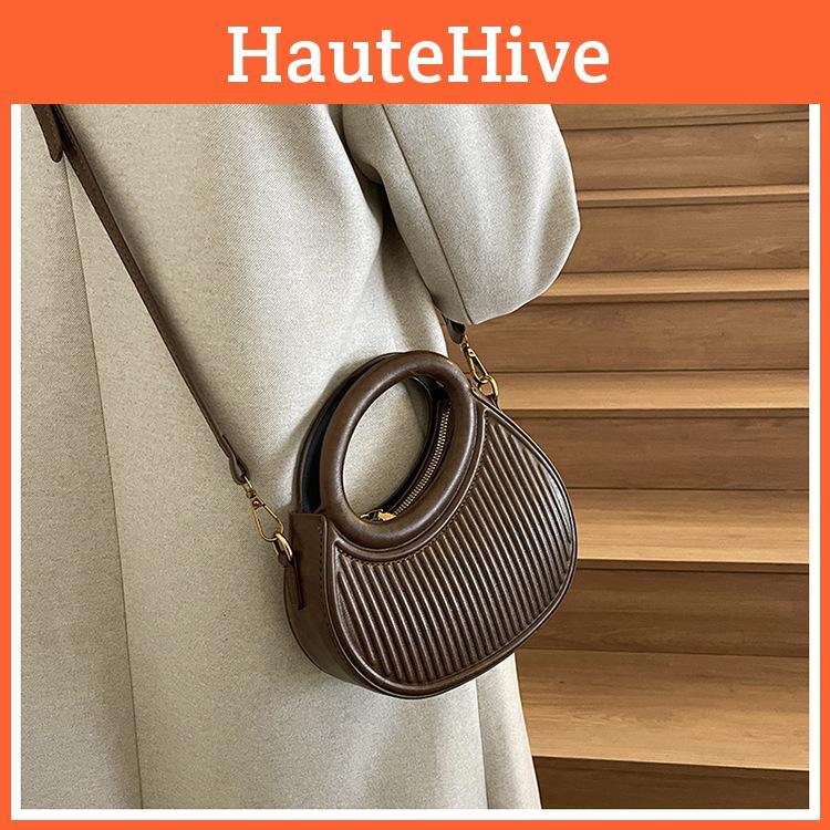 Handbag Women 2023 New Autumn Winter Retro Fashion Dumpling Bag High-end Sense Commuting Casual Crossbody Bag