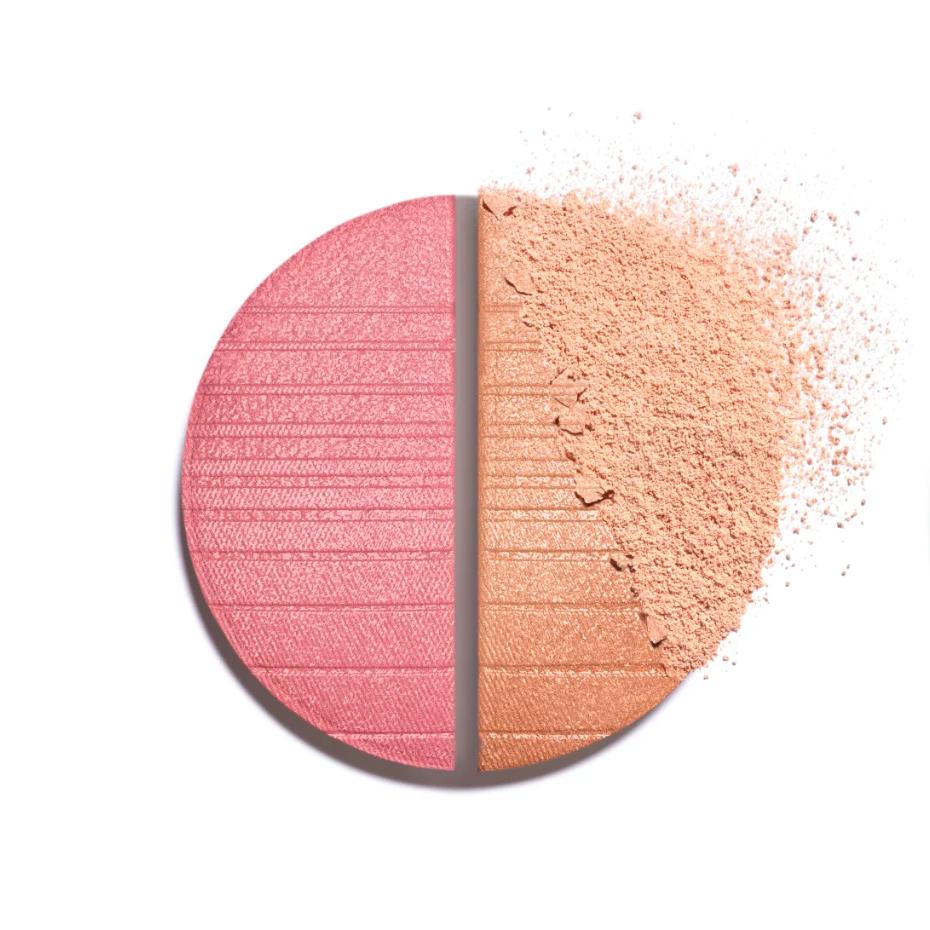 CHANEL Les Beiges Healthy Golden Glow Powder Exclusive Creation – Illuminating Powder Duo (Aurore)