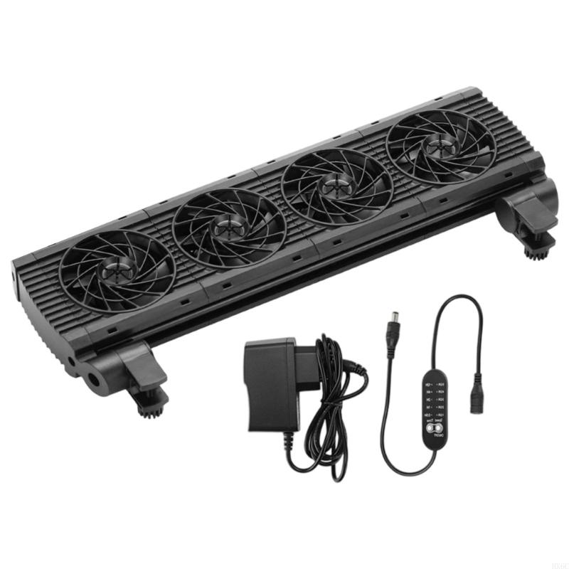 5 Level Speed Adjustable Cooling Fan Low Noise Cooling Device For Fishtanks Water Habitats Efficient Aquariums Clamp Fan HX6C