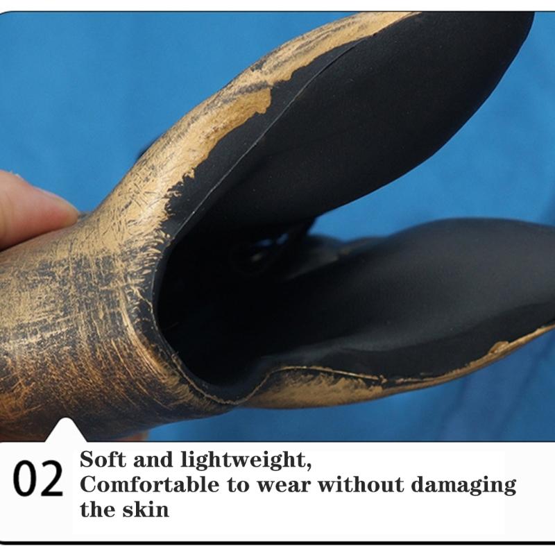 Leichte PU Halbmaske Halloween Cosplay Gesichtsbedeckung für Männer Elegante Maskenball Party Kostümzubehör