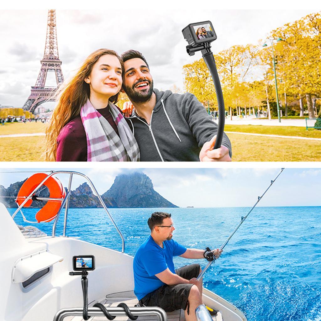 Multi-function Camera Flexible Clamp Arm Bracket Holder Mount Adapter for GoPro11 for DJI Insta360 Action Camera Access