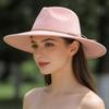Klassische breite Krempe Herzförmige flache Derby-Kappe Herrenhut Mode Polyester Zylinder für Herren und Damen