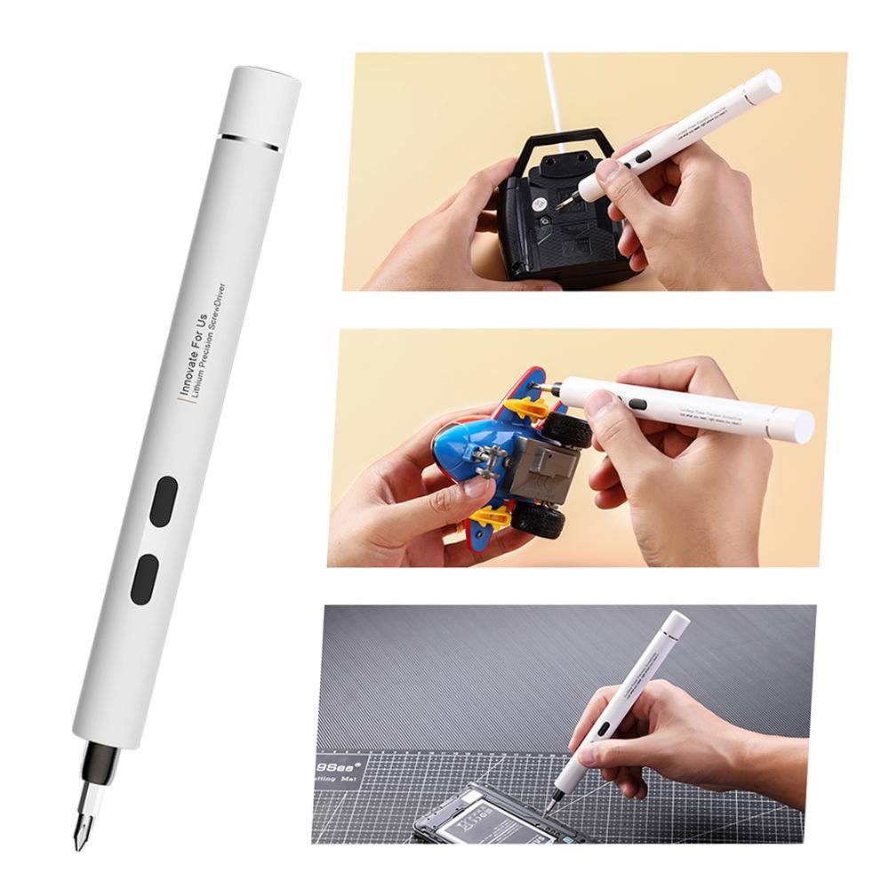 Electric Power Screwdriver Portable Cordless Magnetic Screw Driver Precision Hand Screwdriver Bit Set For Laptop PC