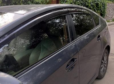 Deflektory větru (4 ks, Sunplex Sport) pro Toyota Prius 2009-2015
