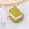 Women'S Mini Jewelry Box Exquisite Kiss Lock Coin Bag Portable Travel Ring Box,Suitable For Storing Earrings,Rings,And Necklaces