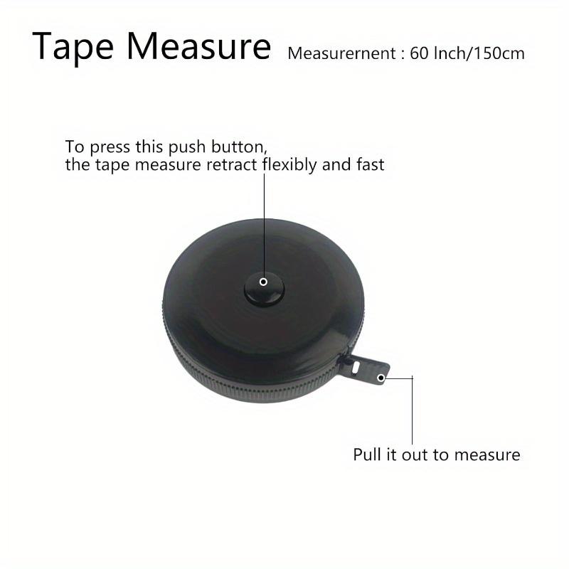3Pack Tape Measure Measuring Tape for Body Fabric Sewing Tailor Cloth Knitting Craft Weight Loss Measurements Retractable