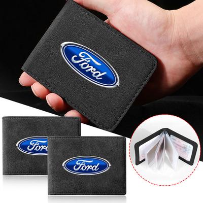 Auto Führerscheinhülle Wildleder Anti-Pelz Auto Fahrdokumente Für Focus Mondeo Kuga Fiesta MK7 Escort Explorer Edge 2 4 MK2 MK4