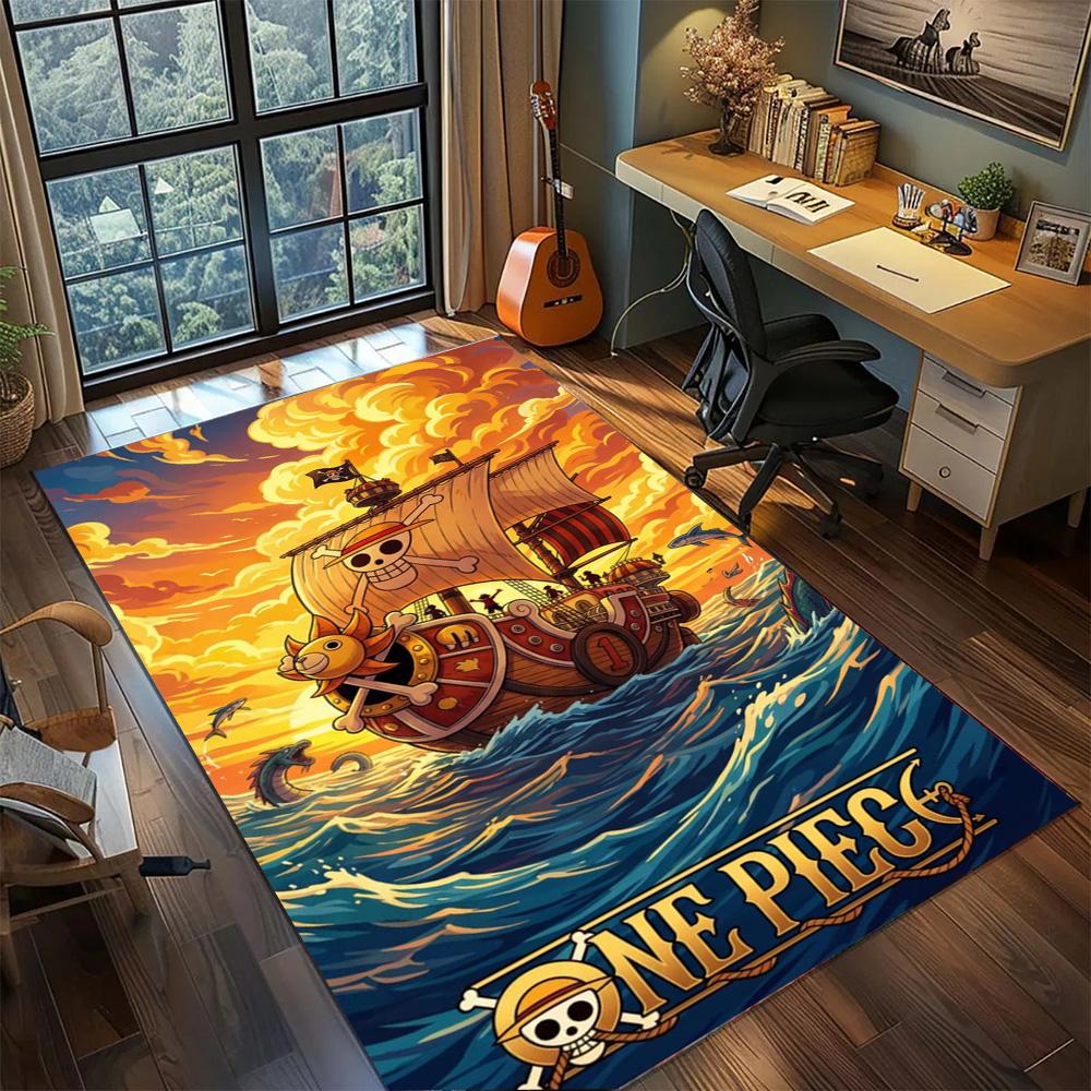 Luffy Carpet Stylish Home Decor, Non Slip Washable Large Area Floor Mat Rug Gamer Bedroom.-TING