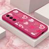 Cherry Fruits Print Case For Samsung Galaxy A57 A37 A27 A17 5G A56 A36 A26 A16 A55 A54 S21 FE S22 S23 S24 Plus S25 S26 Ultra Shockproof Bumper Cover
