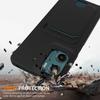 For Motorola Moto E15 4G/Motorola Moto G05 4G Case Liquid Silicone Card Holder Back Phone Cover with Lanyard