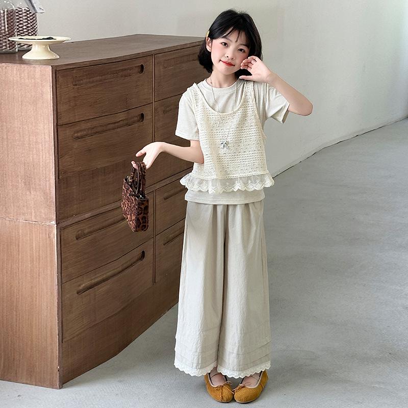

Summer Girls Fashion Khaki Pink Stylish Casual Trendy 120 абрикосовий