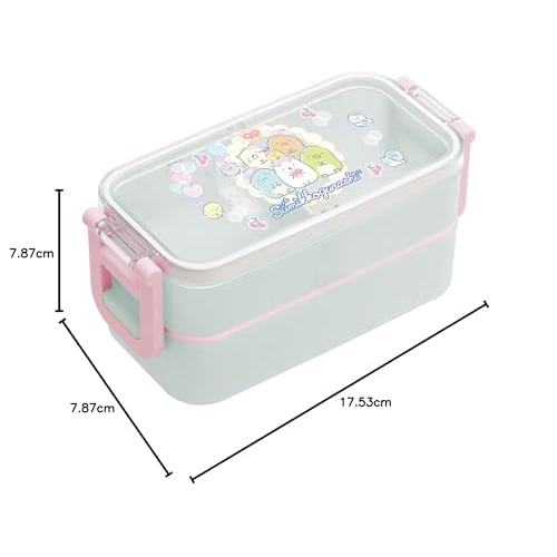 San-X Sumikkogurashi Lunch Market 2-Point Lock Lunch Box with Chopsticks KA17302