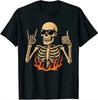 Design Halloween Meme Funny Skeleton Slang Funny Unisex T-Shirt