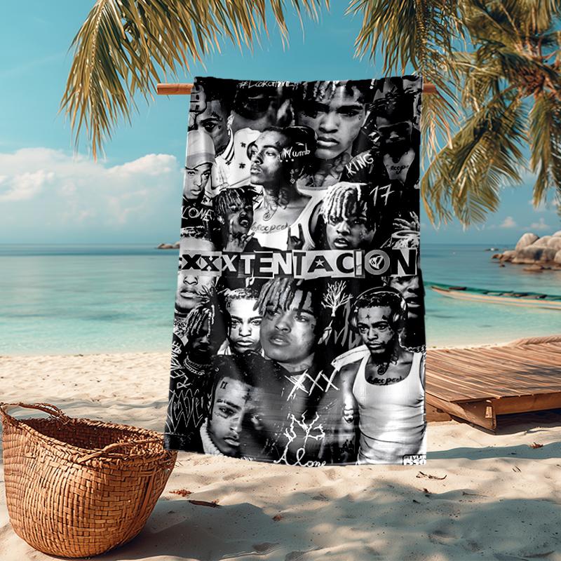 XXXtentacion Fashion Beach Towel: Ideal for Summer Adventures Soft, absorbent and quick drying suitable for swimming and bathing