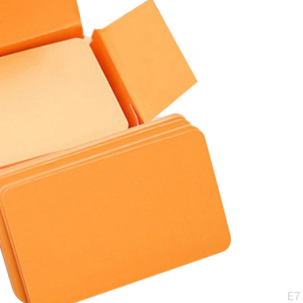 Paper Blank Index Flash Card DIY Greeting Quick