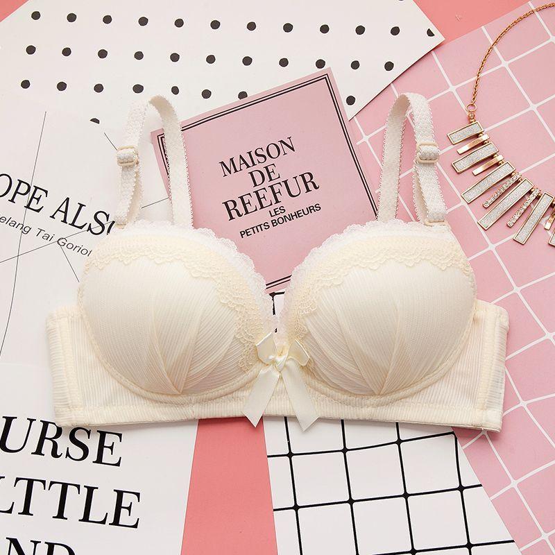 Wireless Bras Girls Simple Underwear Inner Tops Push Up Bras for Women