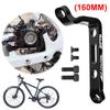 Disc Brake Bracket Converter Post Mount To Flat Mount Front & Rear Disc Brake Caliper Mount Adapter Bicycle Caliper Converter