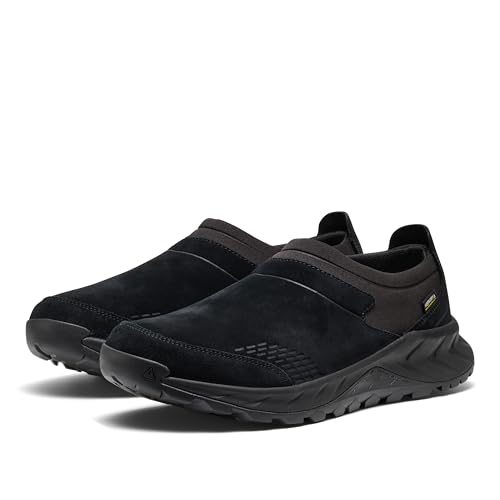 KEEN TTS MOC WP Men's Sneakers, Black/Black, Size 27.5cm