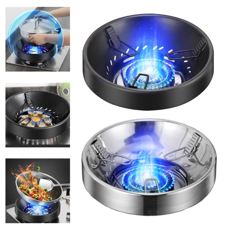 Wind Shield Bracket Gas Stove Energy Saving Cover Hood Home Gas Stove Wind proof Stand Accessories Easy to Install