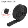 Fiberglass Heat Wire Shield Sleeve Heat Shield 3.2Ft 10Mm 3/8" For Car Wire