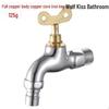 LANGZHIWEN Outdoor Anti-theft Locking Brass Faucet with Dual Outlets