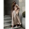 Long Half Length Skirt European and American New Women's Clothes Temperament High Waist Satin Satin Long Skirt