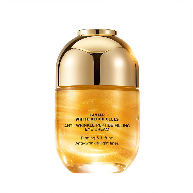 Caviar Peptide Anti-Wrinkle Eye Cream: Moisturizing, Nourishing, Lifting, and Softening.