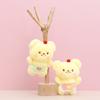 Cute Butter Bear Plush Doll Keychain Pendant