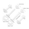 1Pair Household Easy Installation Universal Fixing Screws Bathroom Nut Bolts Toilet Seat Hinges