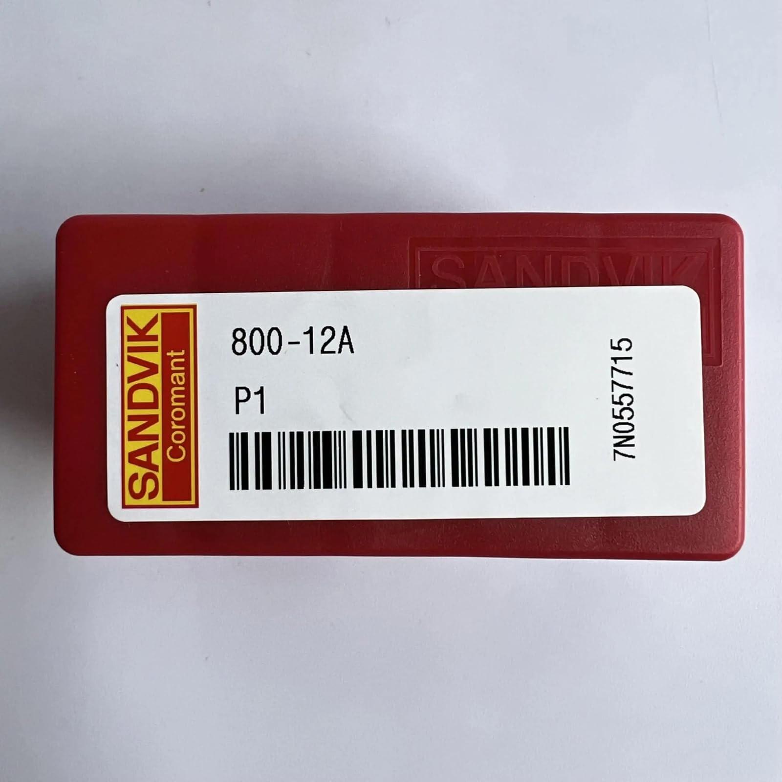 

Original Sandvik / 800-12A P1 / CNC lathe carbide blade 5 PCS