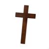 Artistic Wooden Cross Featuring Christian Jesus Design, Spiritual Piece Catholic Crucifix for Living