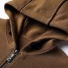 Hengyuanxiang Men's Hooded Knitted Cardigan Vest