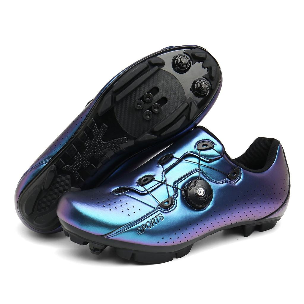 Summer and Autumn Outdoor Road Mountain Rubber Locked Bicycle Unlocked Hard Sole Spinning Shoes