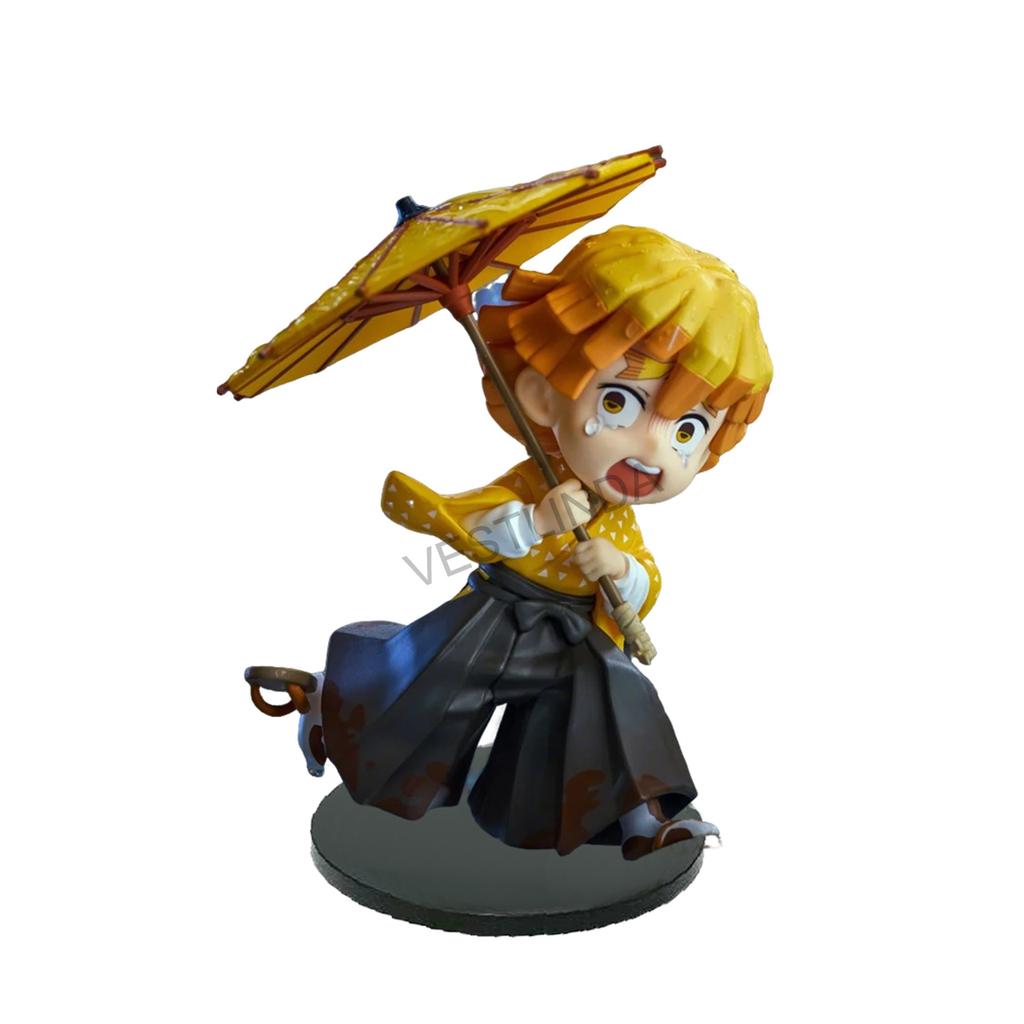 1/12PCS Ghost Slayer Blade Plum Rain Series Blind Box PVC Cute Humanoid Doll Anime Peripheral Collection Model Blind Box Gifts
