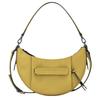 3D Small Cowhide Handbag With Internal Zipper Pocket Women Handbags Ginger-Yellow 10292HCVM10