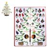 Wooden Christmas Tree Ornament DIY Assembly Kit - Large Holiday Set for Home Decor