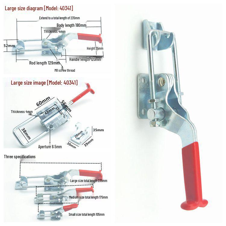304 Stainless Steel Adjustable Toggle Latch Clamp