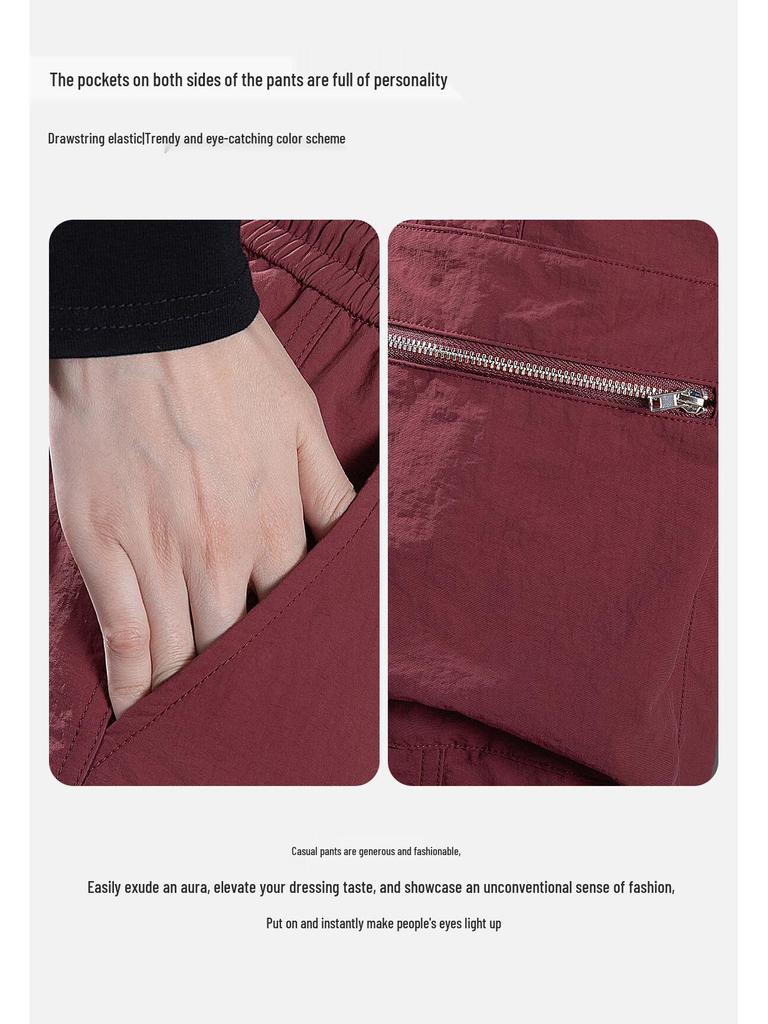 Women's Loose Fit High-Waist Cargo Pants