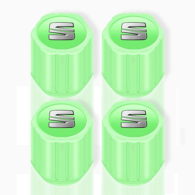 Lysande bildäckskapslar Fluorescerande motorcykelhjulsdäck för SEAT Arona Ateca Tarraco Minimo IBL EL-BORN LEON
