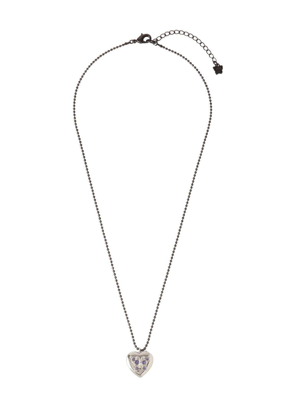 

Anna Sui Heart and Butterfly Motif Necklace SAMN198945XV