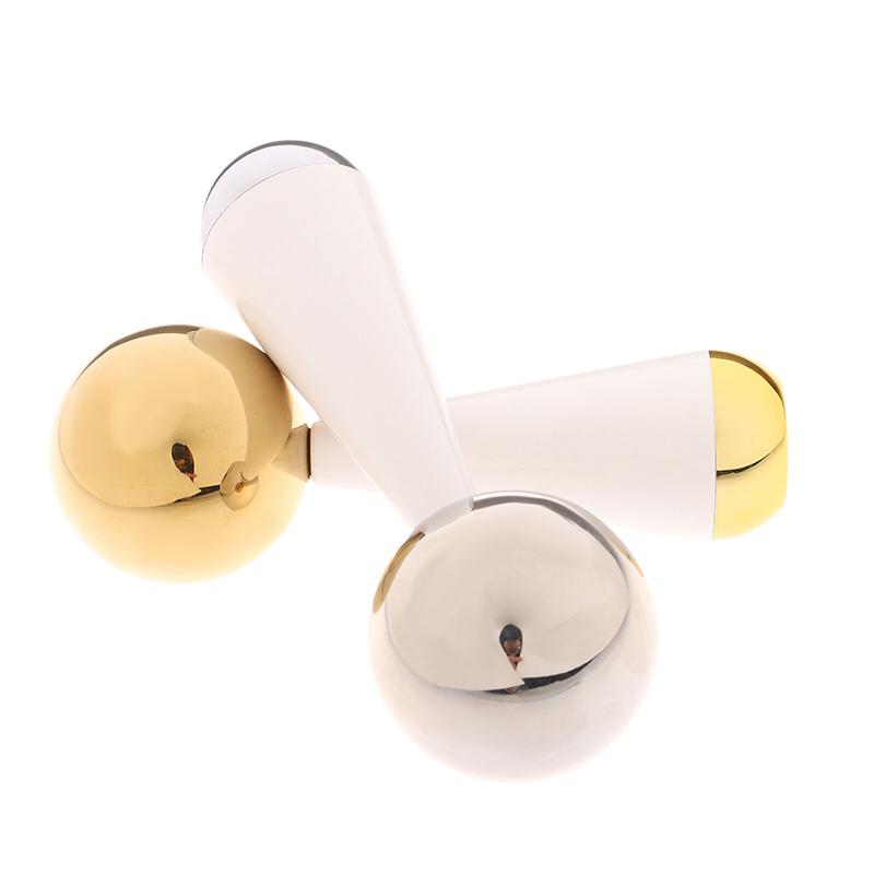 Ice Globes For Facial 360 Rotating Stainless Steel Ice Roller For Face Eyes Beauty Spa Cooling Globe Massage Ball Skincare Tools