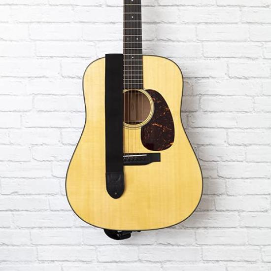 martin Ball Glove Leather Straps Black 18A0013 Martin Ball Glove Leather Guitar Strap Black Double Logo – Soft, Worn-in Feel, Stitching, C.F.