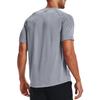Under Armour Solid Color Brand Logo Crew Neck Short Sleeve T-Shirt Men Tops Gray 1328190-035