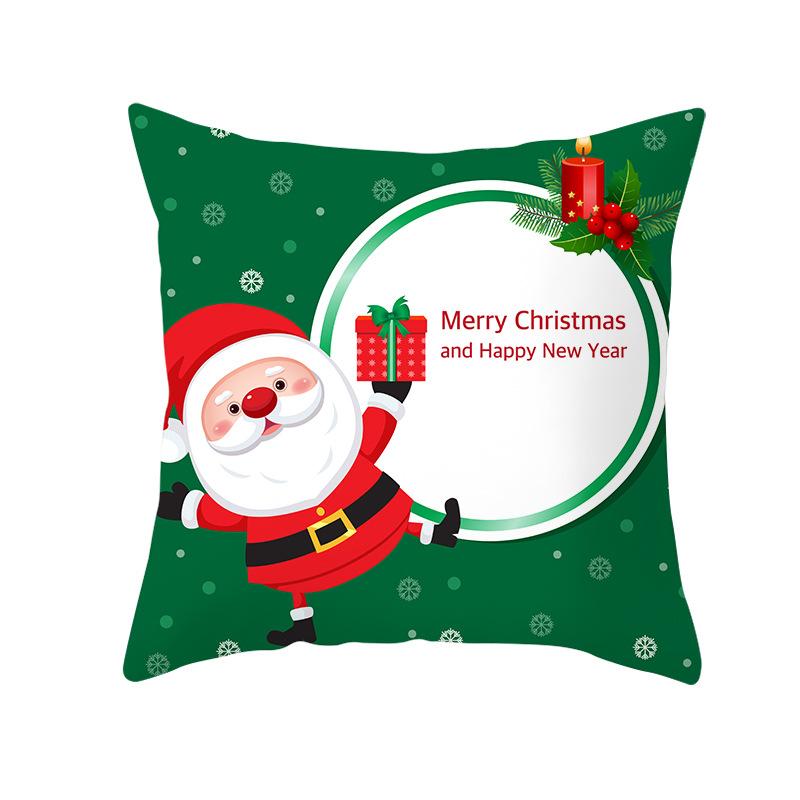 Fresh Green Christmas Pillow Cover Home Ornament Pillow Sleeping Pillow Cushion Cover Premium Durable Quality Useful