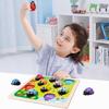 Wooden Counting Ladybugs Montessori Toys for Toddlers Learning Education Toy Puzzle Numbers Matching Math Board Games for Kids
