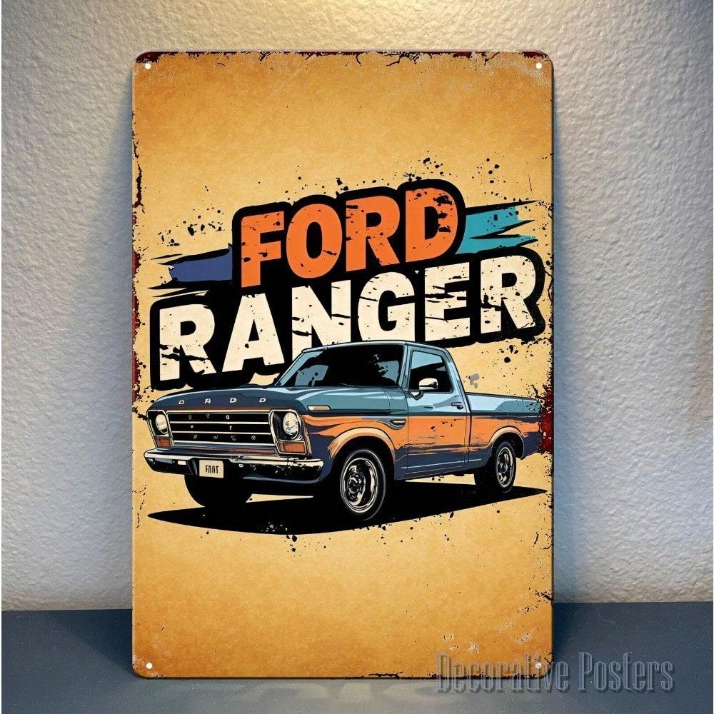 Metal Tin Sign Vintage Car Poster Retro Garage Decor Man Cave Wall Art Gift